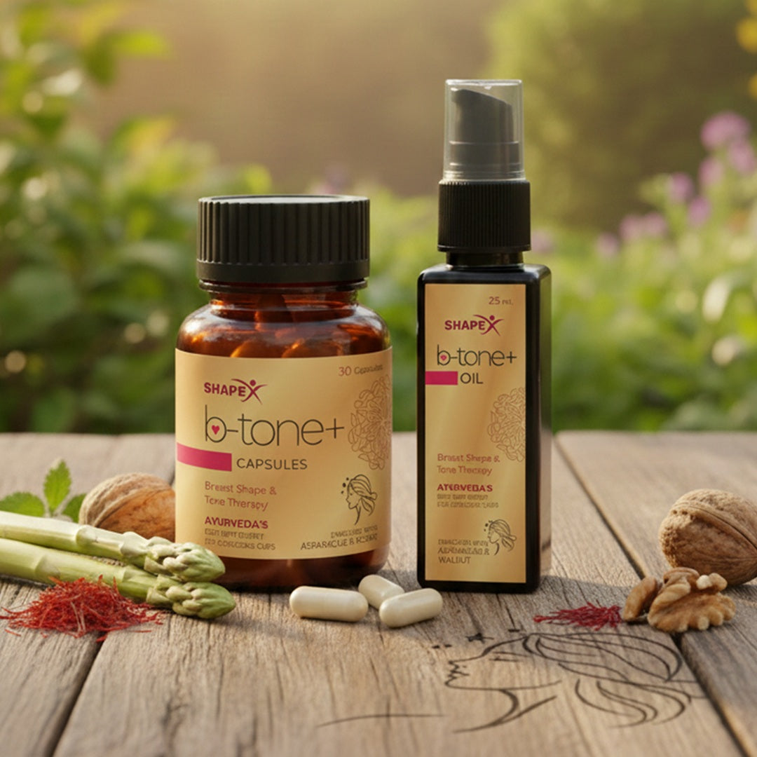 B-Tone+ Shaping Therapy Oil And Capsule Combo
